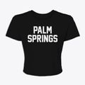 Palm Springs California Classic Block Women's Crop Top additional view 1