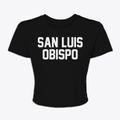 San Luis Obispo California Classic Block Women's Crop Top additional view 1