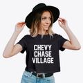 Chevy Chase Village Maryland Classic Block Women's Crop Top additional view 2
