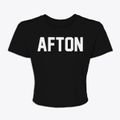 Afton Wyoming Classic Block Women's Crop Top additional view 1