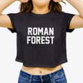 Roman Forest Texas Classic Block Women's Crop Top additional view 3