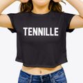 Tennille Georgia Classic Block Women's Crop Top additional view 3