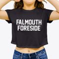 Falmouth Foreside Maine Classic Block Women's Crop Top additional view 3