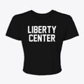 Liberty Center Ohio Classic Block Women's Crop Top additional view 1