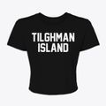 Tilghman Island Maryland Classic Block Women's Crop Top additional view 1