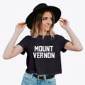 Mount Vernon Maryland Classic Block Women's Crop Top additional view 2