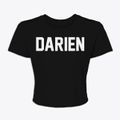 Darien Connecticut Classic Block Women's Crop Top additional view 1