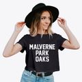 Malverne Park Oaks New York Classic Block Women's Crop Top additional view 2