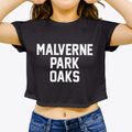 Malverne Park Oaks New York Classic Block Women's Crop Top additional view 3