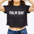 Palm Bay Florida Classic Block Women's Crop Top additional view 3