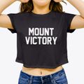 Mount Victory Ohio Classic Block Women's Crop Top additional view 3