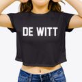 De Witt Nebraska Classic Block Women's Crop Top additional view 3