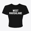 West Marshland Wisconsin Classic Block Women's Crop Top additional view 1