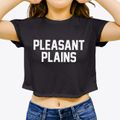 Pleasant Plains Arkansas Classic Block Women's Crop Top additional view 3