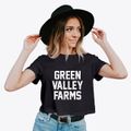 Green Valley Farms Texas Classic Block Women's Crop Top additional view 2