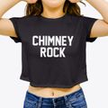 Chimney Rock Wisconsin Classic Block Women's Crop Top additional view 3