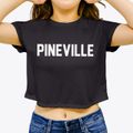 Pineville Arkansas Classic Block Women's Crop Top additional view 3
