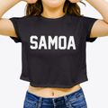 Samoa California Classic Block Women's Crop Top additional view 3