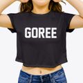 Goree Texas Classic Block Women's Crop Top additional product view 3