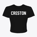 Creston Nebraska Classic Block Women's Crop Top additional product view 1