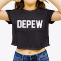 Depew New York Classic Block Women's Crop Top additional view 3