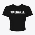 Waunakee Wisconsin Classic Block Women's Crop Top additional view 1