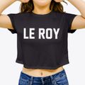 Le Roy New York Classic Block Women's Crop Top additional view 3