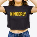 Kimberly Wisconsin Classic Block Women's Crop Top additional view 3