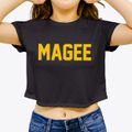 Magee Mississippi Classic Block Women's Crop Top additional view 3