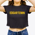 Edgartown Massachusetts Classic Block Women's Crop Top additional view 3