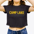 Camp Lake Wisconsin Classic Block Women's Crop Top additional view 3