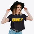 Quincy Illinois Classic Block Women's Crop Top additional view 2