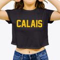 Calais Maine Classic Block Women's Crop Top additional view 3