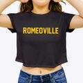 Romeoville Illinois Classic Block Women's Crop Top additional view 3