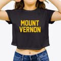 Mount Vernon Kentucky Classic Block Women's Crop Top additional view 3