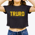 Truro Massachusetts Classic Block Women's Crop Top additional view 3