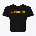 Marshallton Pennsylvania Classic Block Women's Crop Top additional view 1