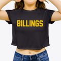 Billings Missouri Classic Block Women's Crop Top additional view 3