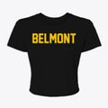 Belmont Massachusetts Classic Block Women's Crop Top additional view 1