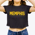 Memphis Tennessee Classic Block Women's Crop Top additional view 3