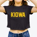 Kiowa Kansas Classic Block Women's Crop Top additional view 3