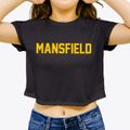 Mansfield Massachusetts Classic Block Women's Crop Top additional view 3