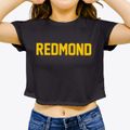 Redmond Utah Classic Block Women's Crop Top additional view 3