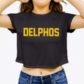 Delphos Kansas Classic Block Women's Crop Top additional view 3