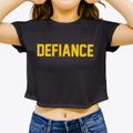 Defiance Ohio Classic Block Women's Crop Top additional view 3
