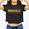 Rossville Maryland Classic Block Women's Crop Top additional view 3