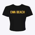 Ewa Beach Hawaii Classic Block Women's Crop Top additional view 1