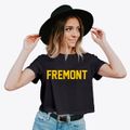 Fremont Utah Classic Block Women's Crop Top additional product view 2