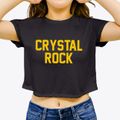 Crystal Rock Ohio Classic Block Women's Crop Top additional view 3