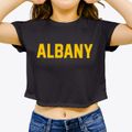 Albany Wyoming Classic Block Women's Crop Top additional view 3